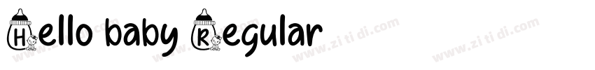 Hello baby Regular字体转换